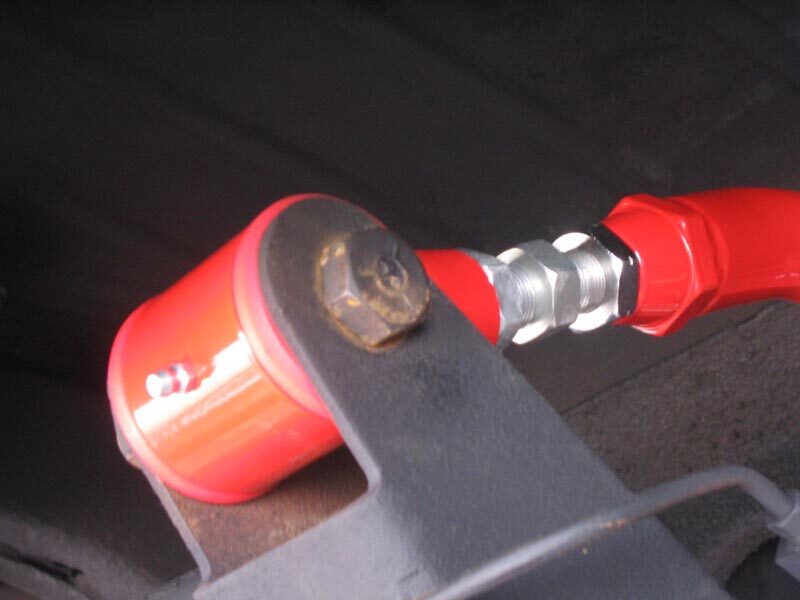 UMI Performance 3652-R Adjustable Upper Control/Trailing Arm (Banana Arm) Red