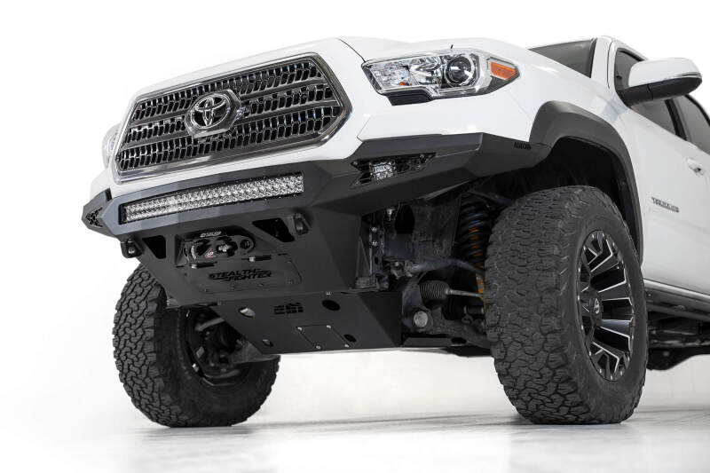 Addictive Desert Designs for 16-19 Toyota Tacoma Stealth Fighter Front Bumper w/ Winch Mount
