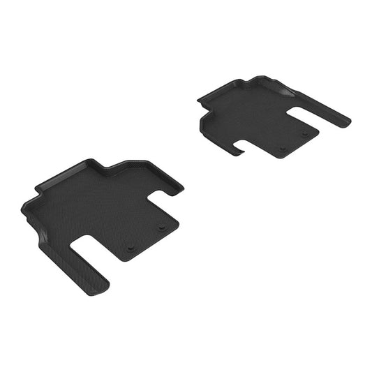 3D MAXpider Kagu Rear Floor Mats for 2022-2024 Jeep Wagoneer (7 Seat)