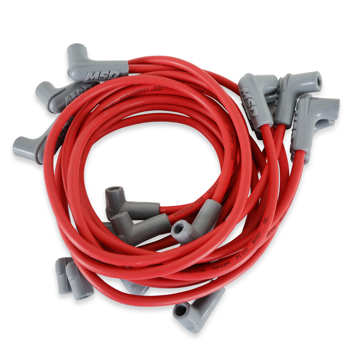 MSD 31419 Super Conductor Spark Plug Wire Set, for Chevy Truck 305-350 '85-On