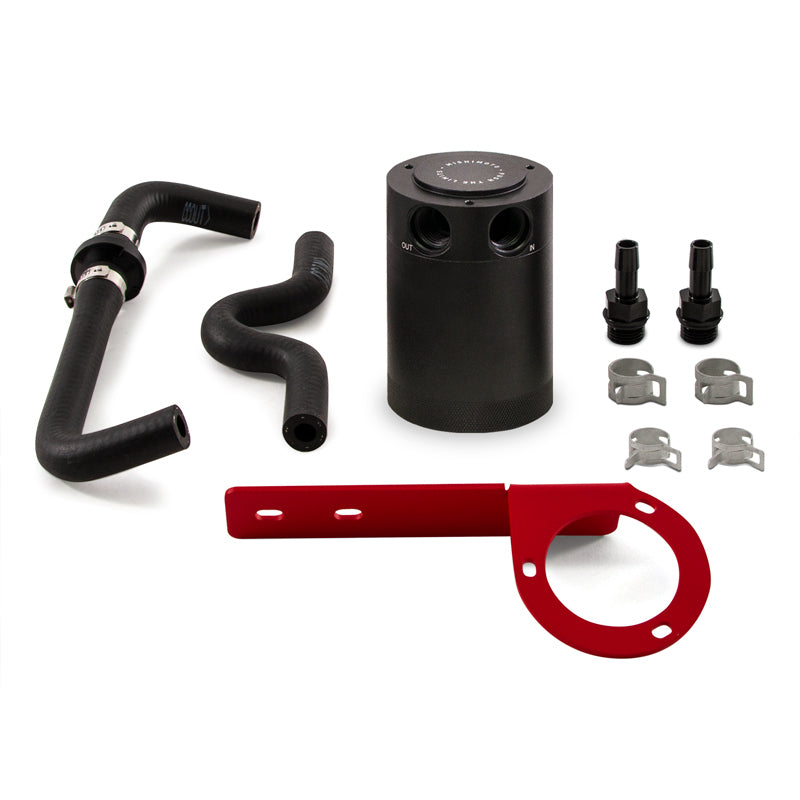 Mishimoto 2017+ Honda Civic Type R Baffled Oil Catch Can Kit - Red - #MMBCC-CTR-17PBERD2