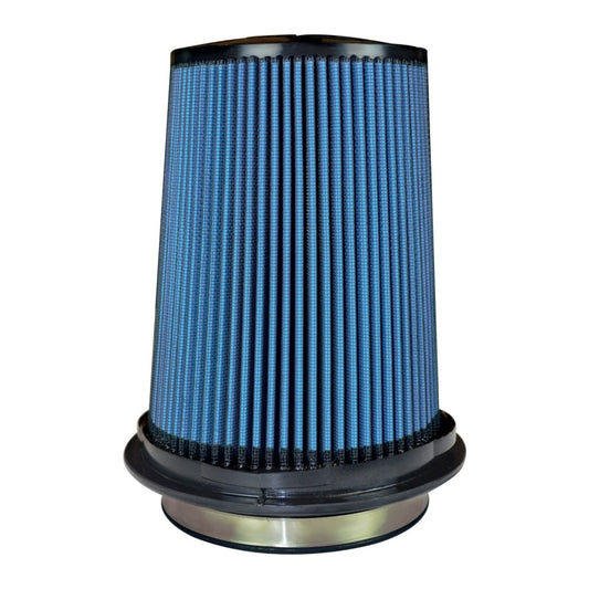 Injen SuperNano Web Dry Air Filter - 5in Flange ID / 7in Base / 7.9in Media Height / 5in Top - #X-1107-BB