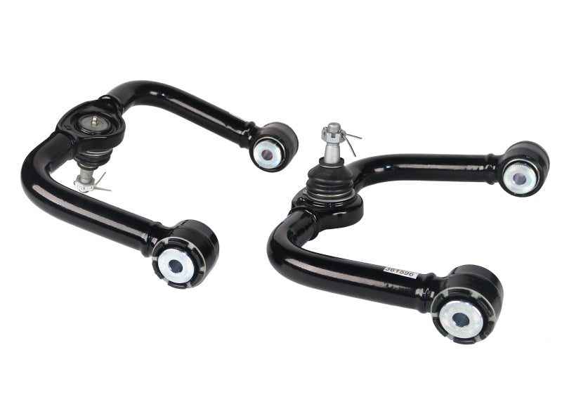 Whiteline KTA301 Caster Correction Fixed Offset Front Upper Control Arm Set for 2005-2027 Nissan Frontier, 2005-2015 Nissan Xterra, 2005-2012 Nissan Pathfinder and More