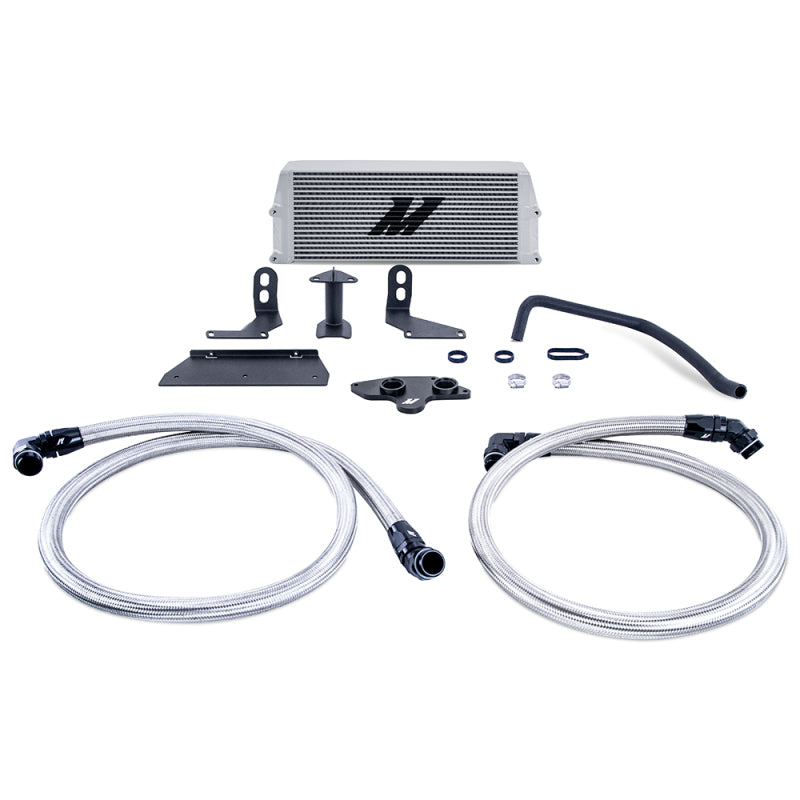 Mishimoto 11-19 Ford 6.7L Powerstroke Performance Oil Cooler Kit - Silver - #MMOC-F2D-11KSL