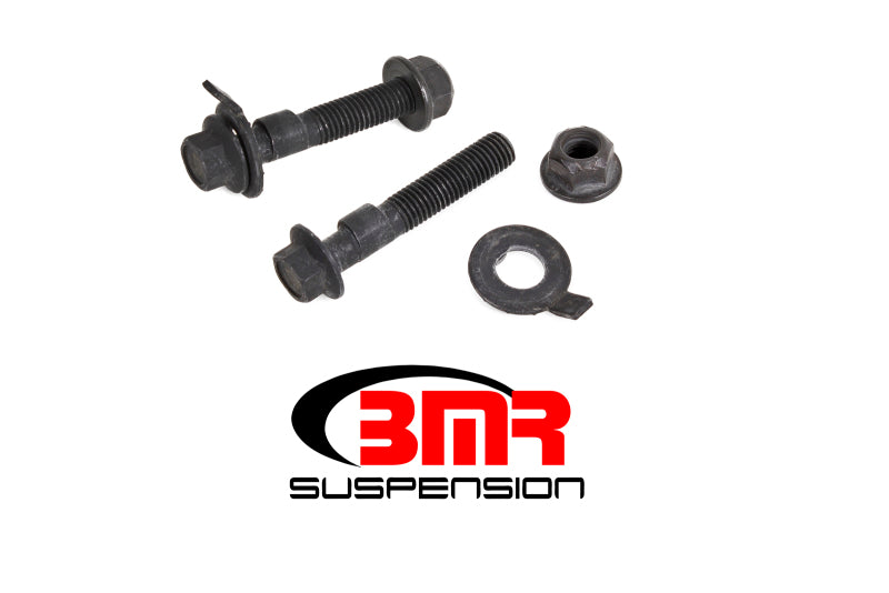 BMR 15-26 S550 Mustang Front Camber Bolts (2.5 Degree Offset) - Black