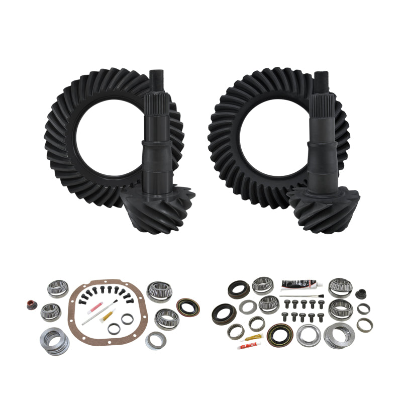 Yukon Gear & Axle YGK118 Gear & Install Kit Package for 09-14 Ford F150 8.8in Front & Rear 4.56 Ratio