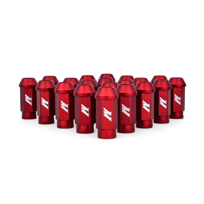 Mishimoto Aluminum Locking Lug Nuts M12x1.5 20pc Set Red - #MMLG-15-20LRD