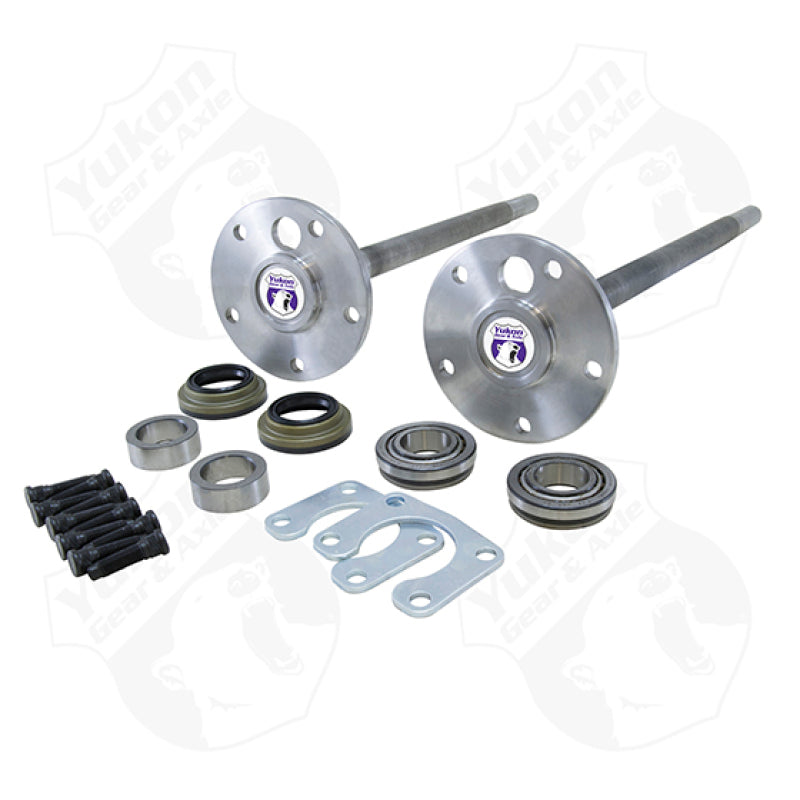 Yukon Gear & Axle YA FBRONCO-3-35 1541H Alloy Rear Axle Kit For Ford 9in Bronco From 76-77 with 35 Splines