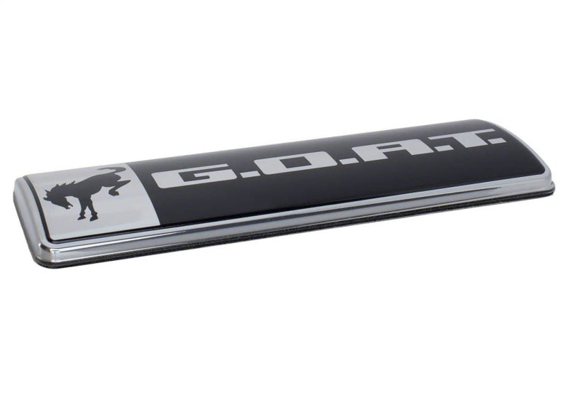 Ford Racing for Bronco/Bronco Sport G.O.A.T Badge - Black/Chrome