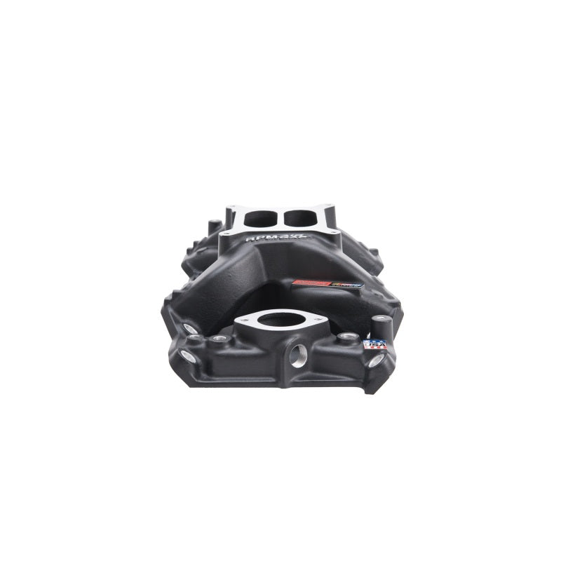 Edelbrock 75763 Intake Manifold RPM Air-Gap Small-Block Chrysler 340-360 Black