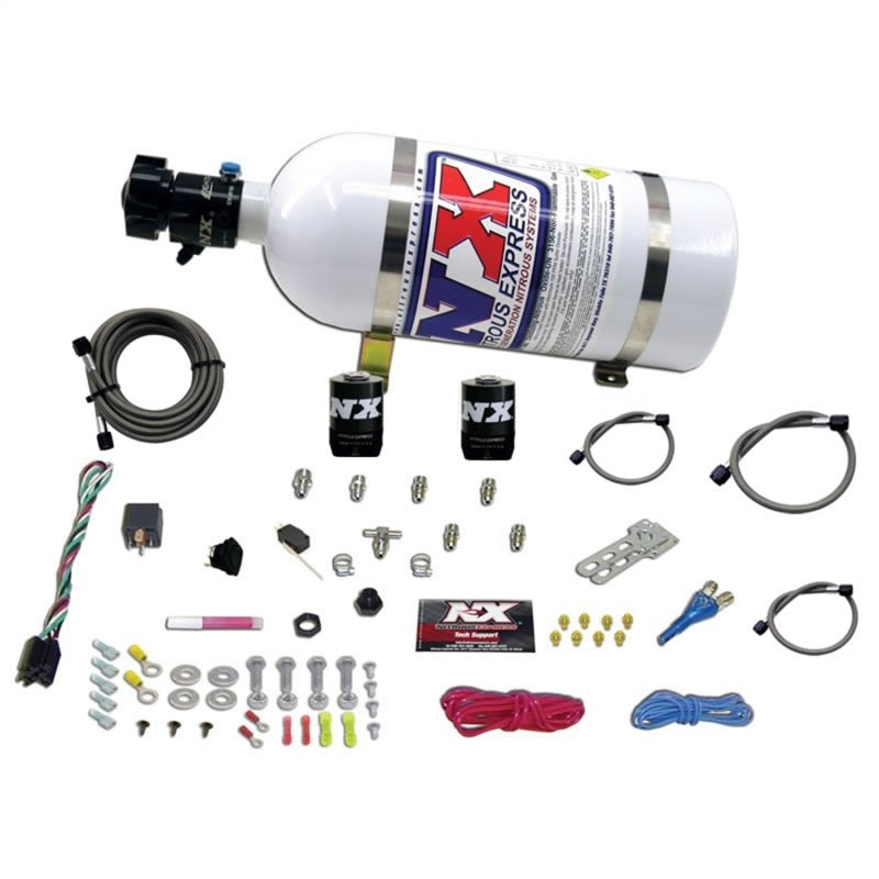 Nitrous Express All Sport Compact EFI Single Nozzle Kit 35-50-75HP w/10lb Bottle
