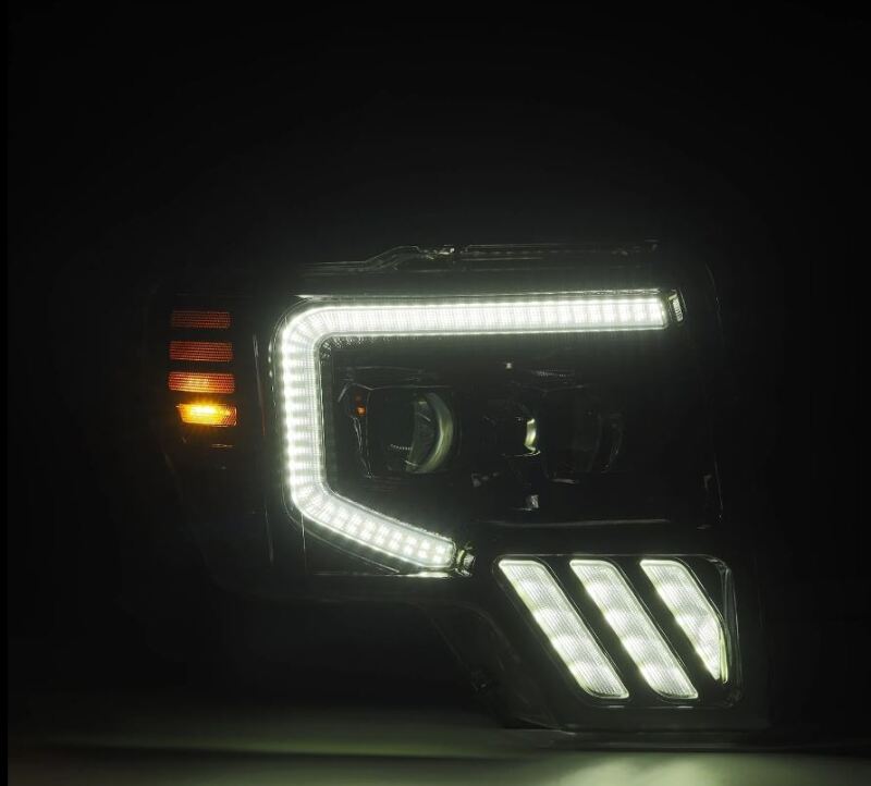 AlphaRex 880483 09-14 Ford F-150 PRO-Series Projector Headlights Black w/Activation Light Sequential Signal Switchback DRL