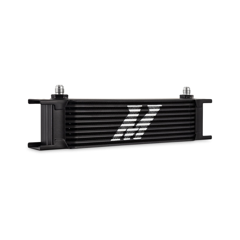 Mishimoto Universal - 6AN 10 Row Oil Cooler - Black - #MMOC-10-6BK