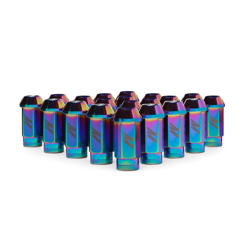 Mishimoto Aluminum Locking Lug Nuts M12x1.5 20pc Set Neo Chrome - #MMLG-15-20LNC