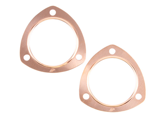 Cometic Gasket C5907C Exhaust Header Collector Gasket Set .060 in Copper, 3.0 in Diameter Port, 3.875 in Bolt Circle, Set