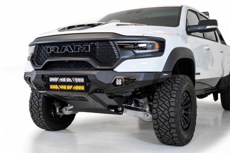 Addictive Desert Designs for 2021 Ram 1500 TRX Bomber Front Bumper (20in Lights)