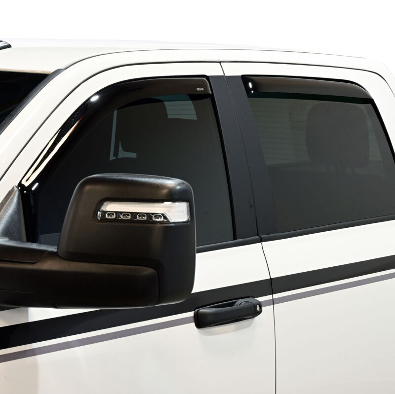 Westin 72-35401 In-Channel Wind Deflector 4-Piece for 2009-2026 Dodge/Ram Crew Cab/Mega Cab Smoke