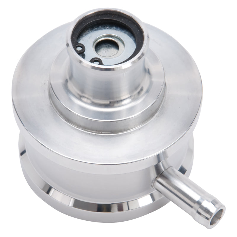 Edelbrock 4407 PCV for Valve Cover Aluminum Round Push In with 90-Degree Port Breather Look
