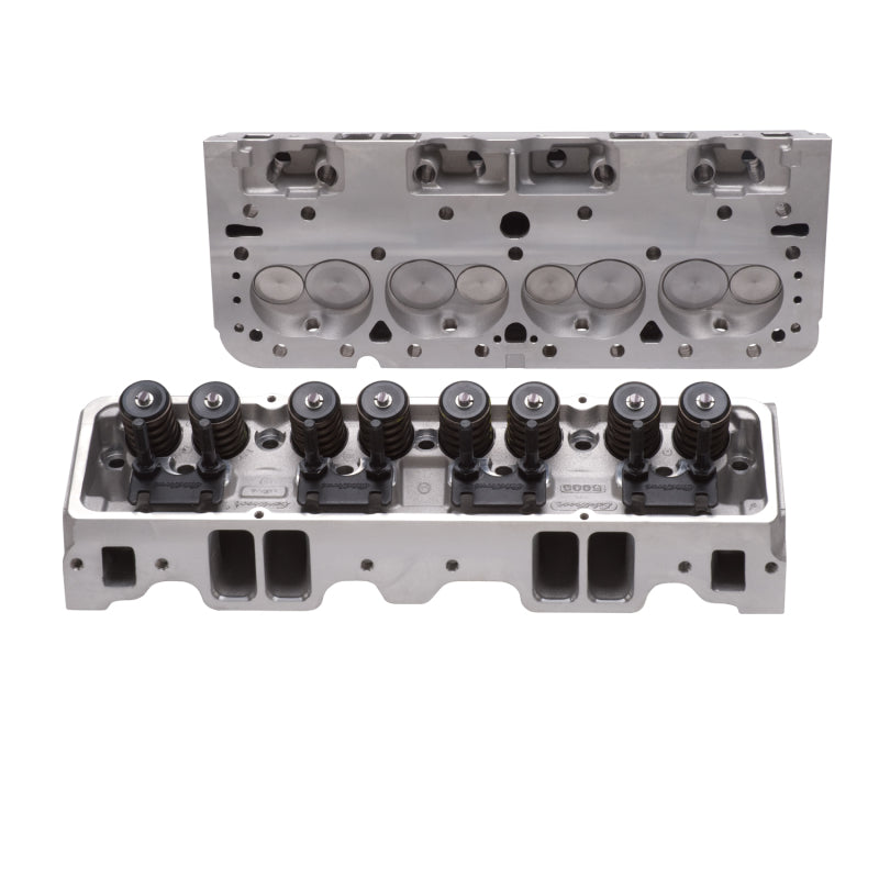 Edelbrock 5085 1 Pair Cylinder Head E-210 SBC 64cc Performer RPM (Complete Pair)