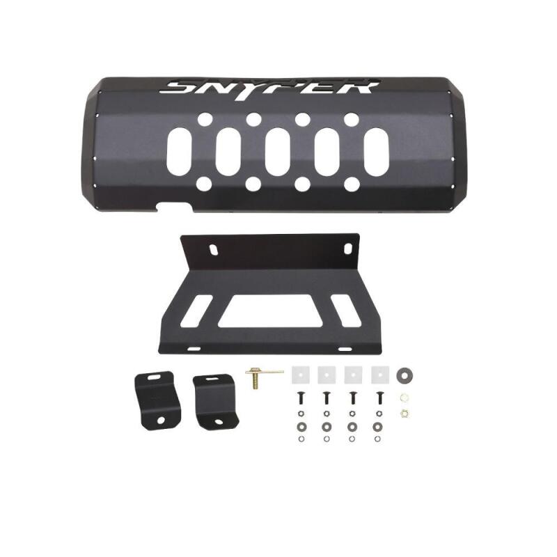 Westin 42-21045 Snyper Skid Plate for 2007-2018 Jeep Wrangler Muffler Textured Black