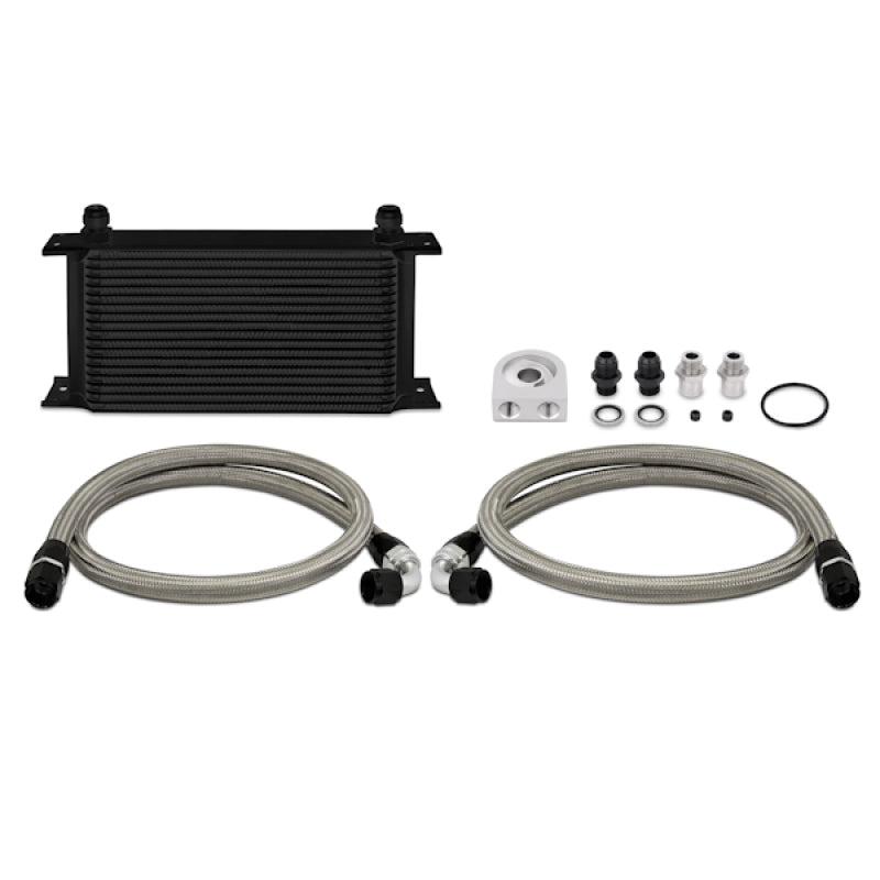 Mishimoto Universal 19 Row Oil Cooler Kit - Black - #MMOC-ULBK