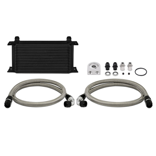 Mishimoto Universal 19 Row Oil Cooler Kit - Black - #MMOC-ULBK