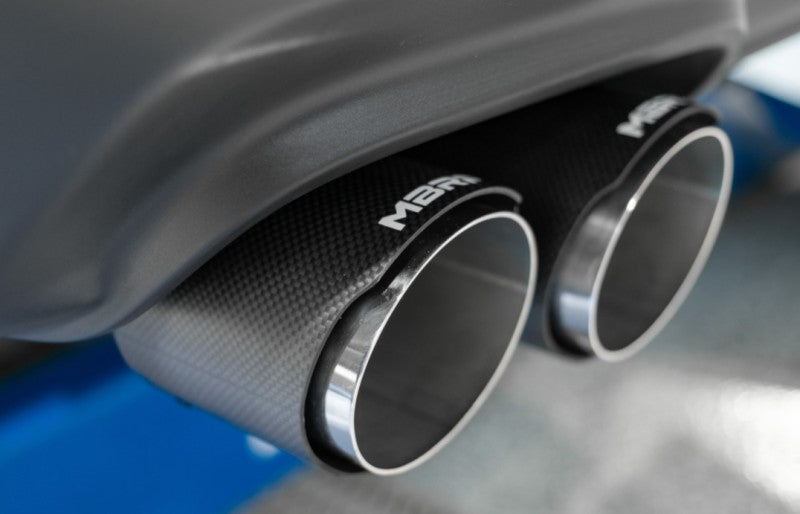 MBRP S71143CF Armor Pro Cat-Back Exhaust - Quad Rear Exit | 2015-2023 Dodge Challenger 5.7L/6.2L/6.4L HEMI