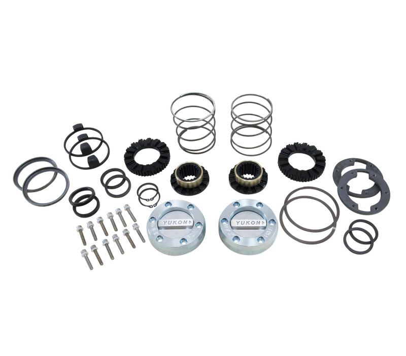 Yukon Gear & Axle YHC70007 Hardcore Locking Hub Set For GM 8.5in Front & Dana 44 / 19 Spline