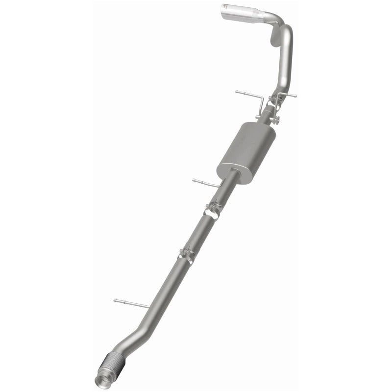 MagnaFlow 15267 14 Chevy Silverado V8 5.3L CC/EC Cab Single P/S Rear Exit Stainless Cat Back Perf Exhaust - #15267