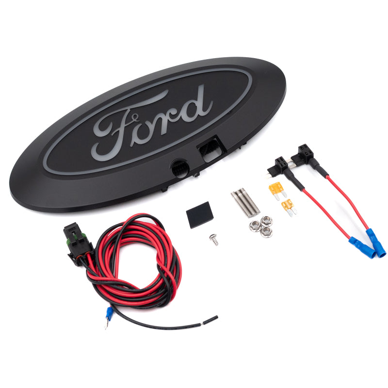 Putco for 2023 Ford F-150 Front Luminix Ford LED Emblem - with Camera CutOut without Spray Washer