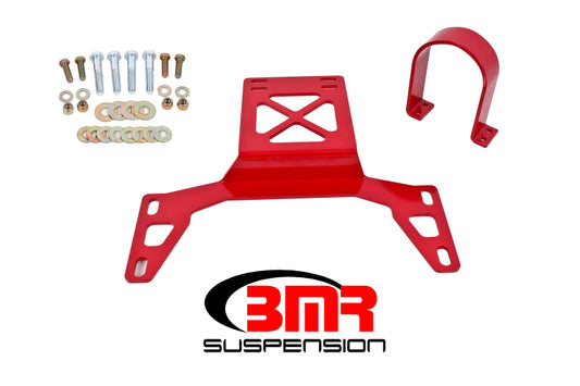 BMR 2007-2014 Shelby GT500 Front Driveshaft Safety Loop - Red