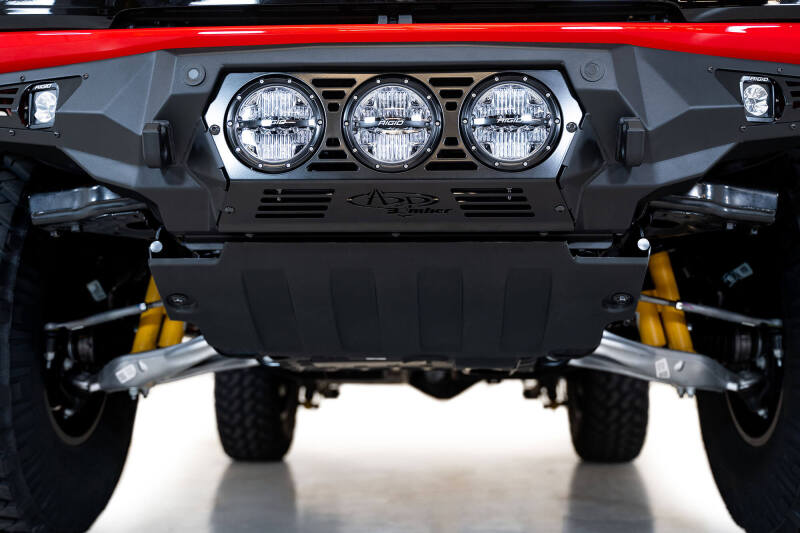 Addictive Desert Designs for 21-22 Ford Bronco Bomber Front Bumper (w/ 3 Rigid 360 Mounts)