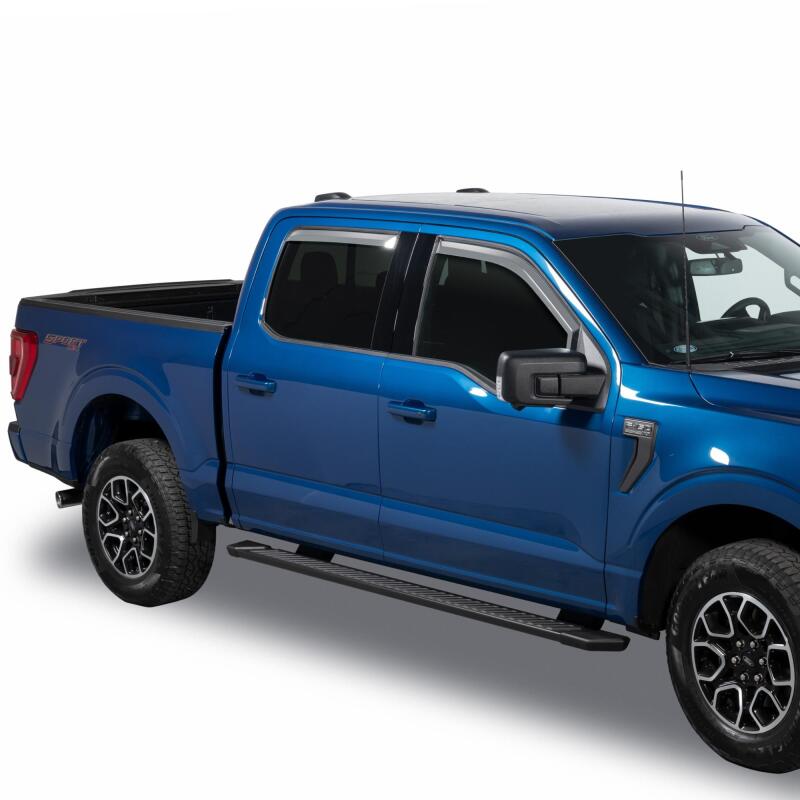 Putco for 2021 Ford F-150 Super Crew Element Chrome Window Visors (Set of 4)