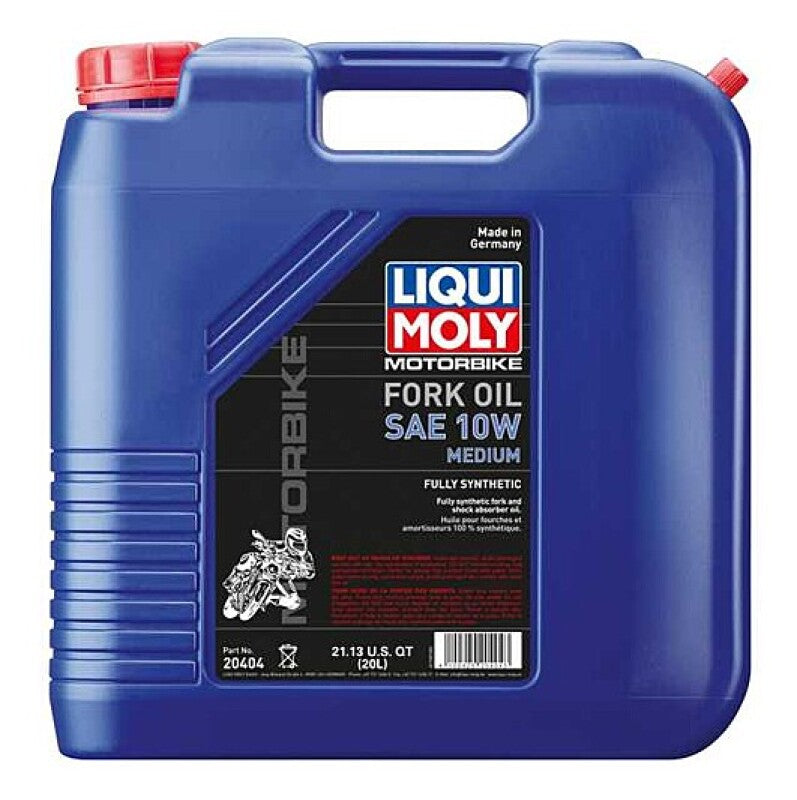 LIQUI MOLY 20L Motorbike Fork Oil SAE 10W Medium (20404)