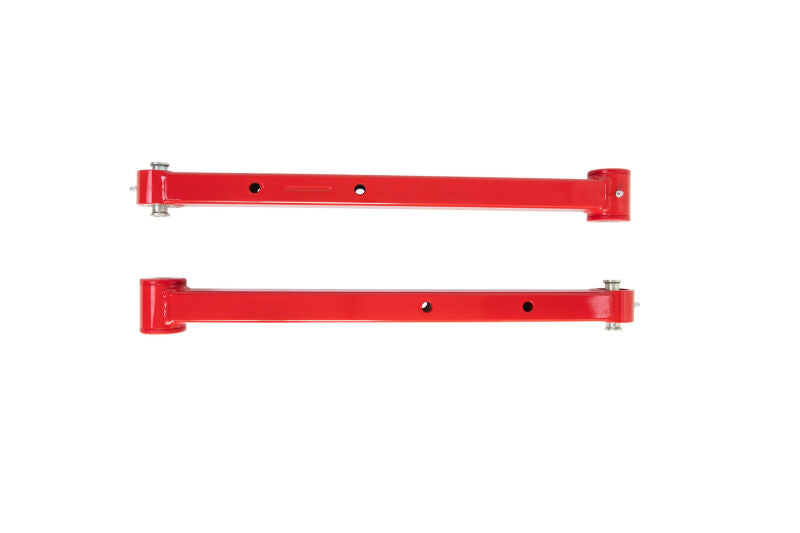 UMI Performance 3626-R Boxed Lower Control Arms Polyurethane/Roto-Joint Red