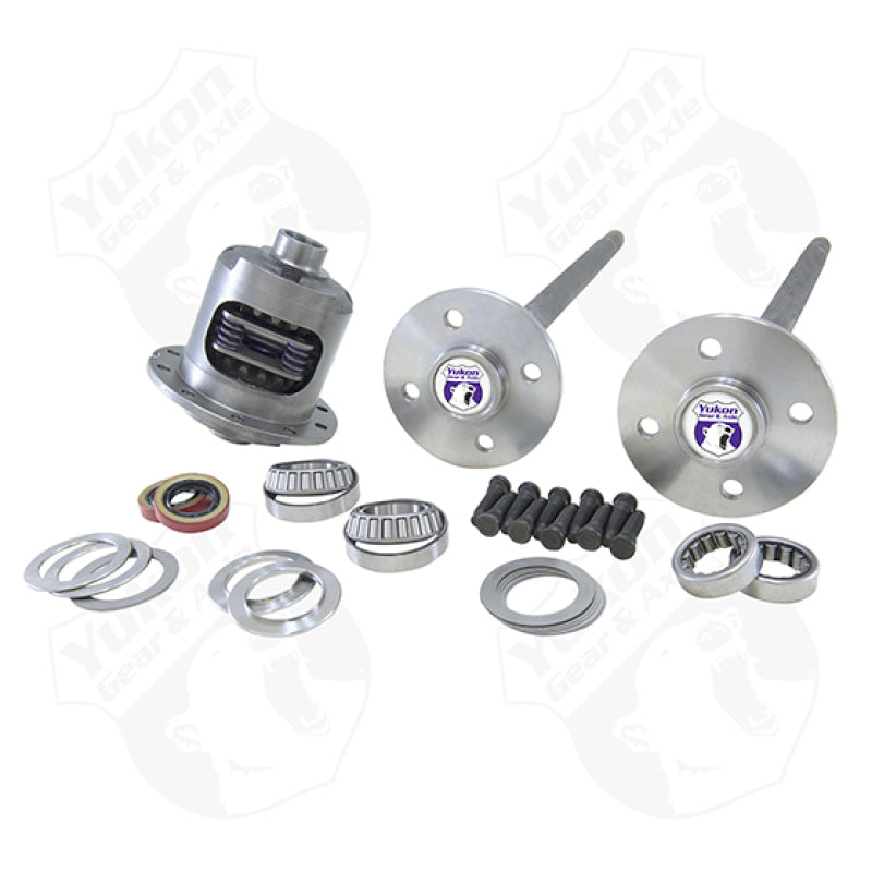 Yukon Gear & Axle YA FMUST-1-28 For 79-93 Mustang Axle Kit / 28 Spline / 4 Lug Axles with Duragrip Positraction