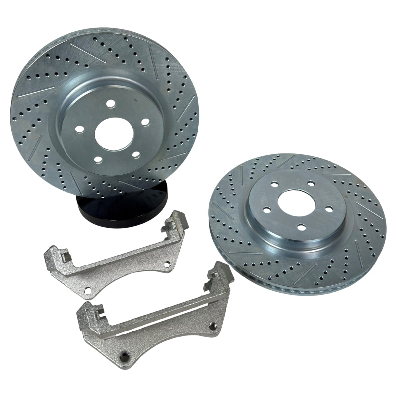 Baer Brakes 18-26 Jeep Wrangler JL/20-25 Gladiator JT Big Claw Performance Front Rotors