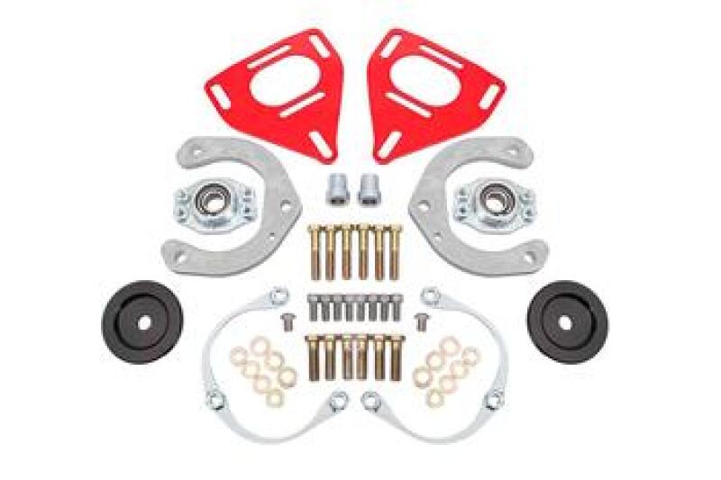 BMR 2016-2024 Chevrolet Camaro Caster Camber Plates (Coil-Over Only) - Red