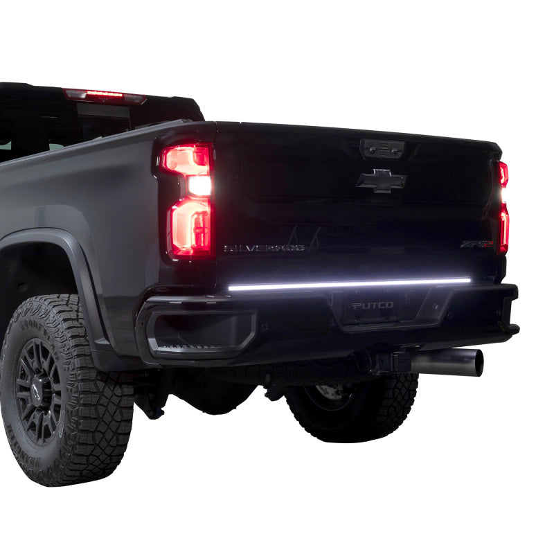 Putco for 2024 Chevrolet Silverado HD/ GMC Sierra HD 60In Direct Fit Red Blade Kit Tailgate Bars