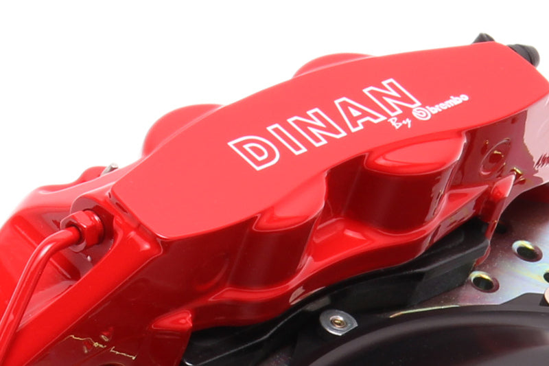 Dinan 06-13 BMW 3-Series (E90/E92/E93) Red Caliper/Slotted Brake Set - Rear