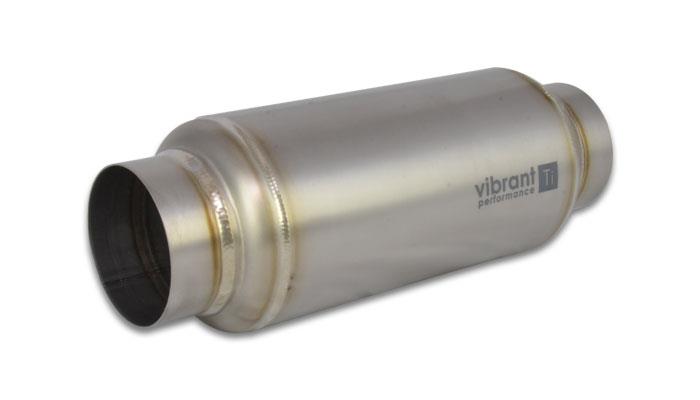 Vibrant Titanium Resonator 3.5in Inlet/3.5in Outlet x 16in Long