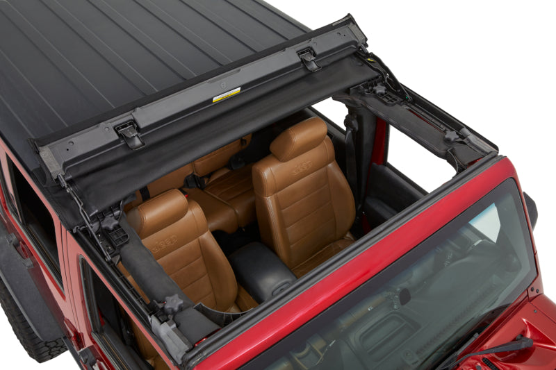 Bestop 07-18 for Jeep Wrangler JK Sunrider For Hardtop (Premium Black Twill