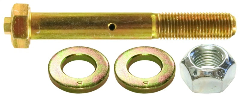 RockJock 7/16in Greasable Bolt with Hardware (3 1/4in Long, Flat Zerk)