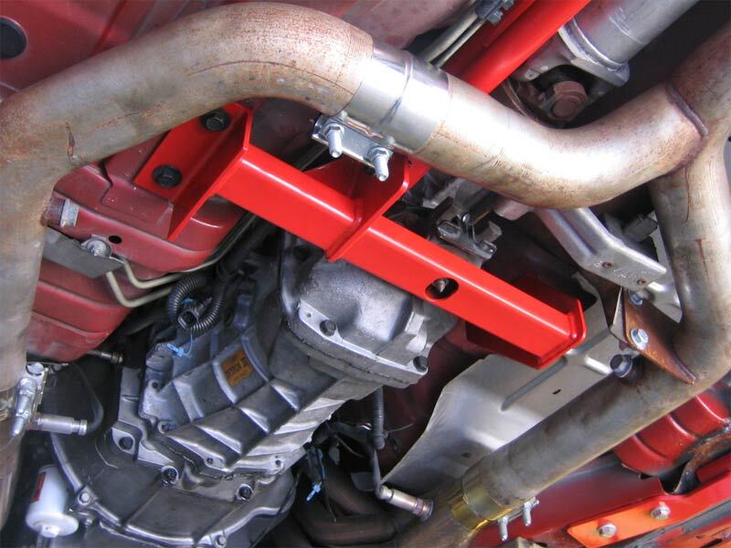 UMI Performance 2207-R Manual Transmission Torque Arm Relocation Kit Red