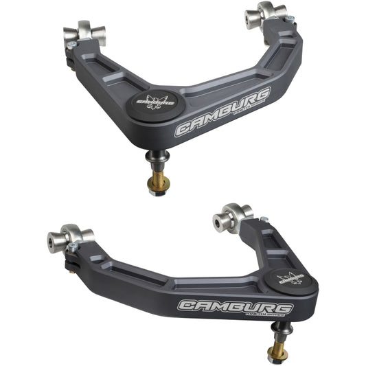 Camburg Engineering CAM-110233-GRY KINETIK Billet Uniball UCA Gray for 2017-2025 Ford F-150 Raptor
