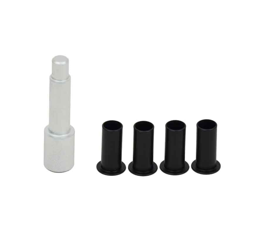 Kentrol 70001 Door Hinge Liners for 2007-2018 Jeep Wrangler JK 2-Door - Textured Black