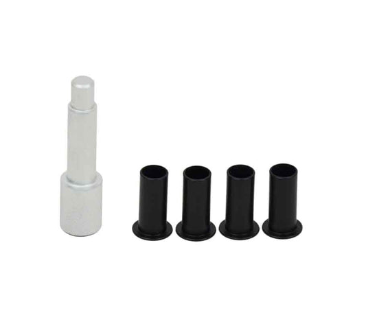 Kentrol 70001 Door Hinge Liners for 2007-2018 Jeep Wrangler JK 2-Door - Textured Black