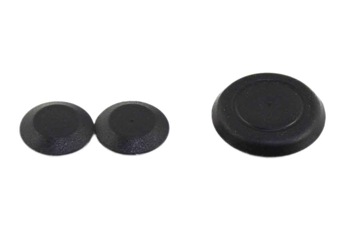 Kentrol 70004 Tailgate Plug Set for 2007-2018 Jeep Wrangler JK - Powdercoat Black