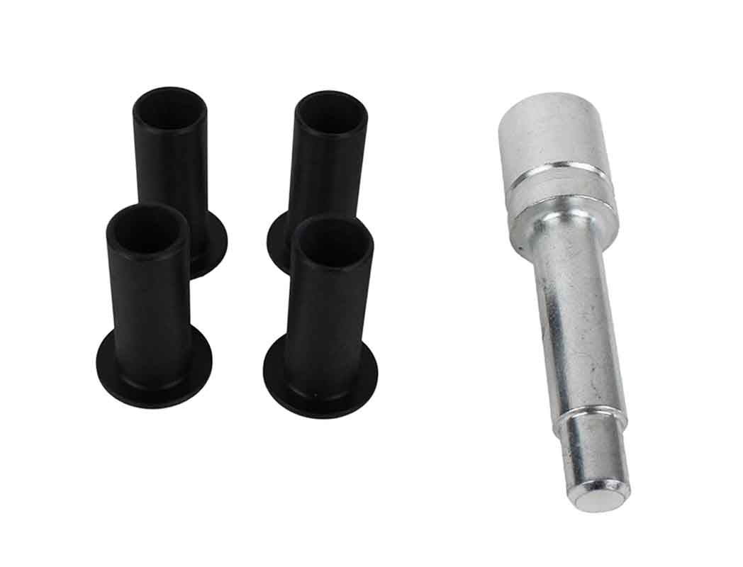 Kentrol 70005 Door Hinge Liners for 1955-2006 Jeep CJ Wrangler YJ TJ LJ - Textured Black