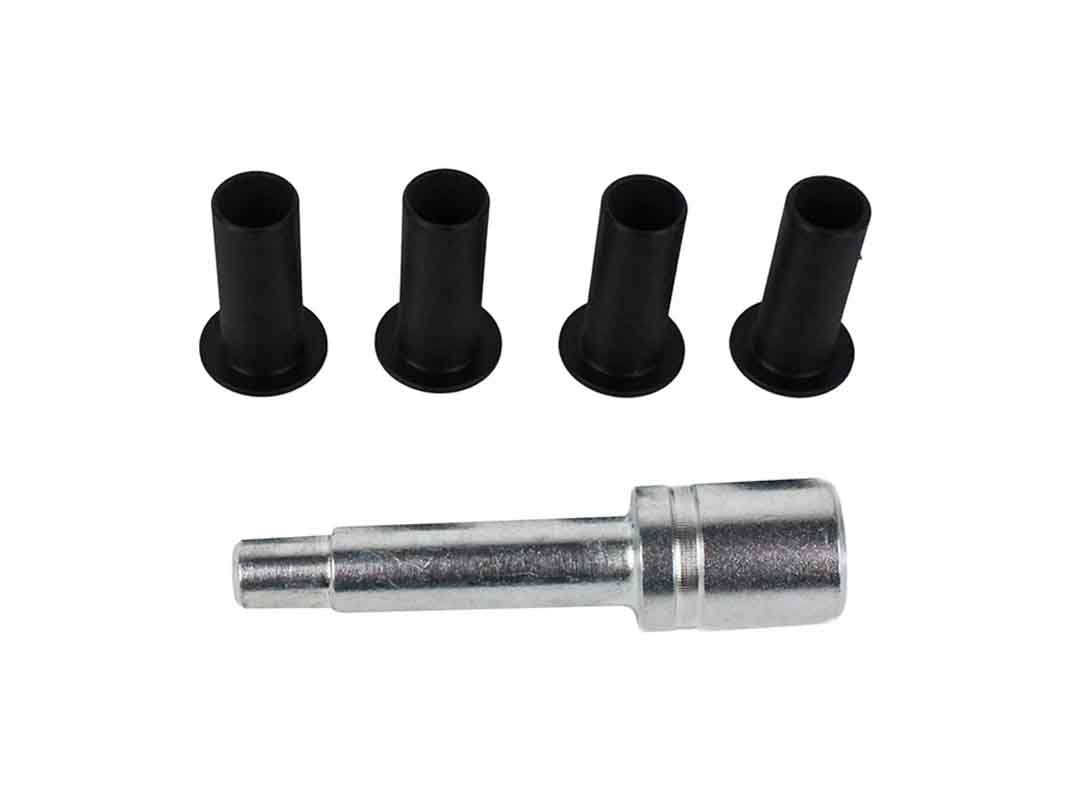 Kentrol 70005 Door Hinge Liners for 1955-2006 Jeep CJ Wrangler YJ TJ LJ - Textured Black